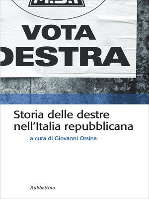 cover image of Storia delle destre nell'Italia Repubblicana